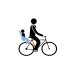 Детское велосипедное кресло Thule Yepp Maxi Seat Post, черный