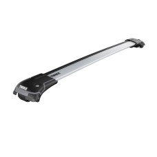 Комплект багажника для TOYOTA RAV 4 (3-dr SUV 00-03_04-05 Рейлинги) - аэродинамические дуги с плавным переходом в упор Thule WingBar Edge, серые
