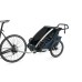 Мультиспортивный велосипедный прицеп Thule Chariot Cross single, Aluminum/MajolicaBlue