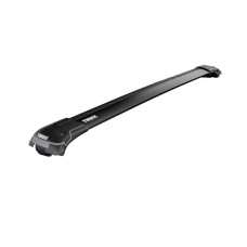 Комплект багажника для TOYOTA RAV 4 (3-dr SUV 00-03_04-05 Рейлинги) - аэродинамические дуги с плавным переходом в упор Thule WingBar Edge, чёрные