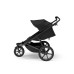 Двухместная вездеходная детская коляска Thule Urban Glide 3 double, Black on Black